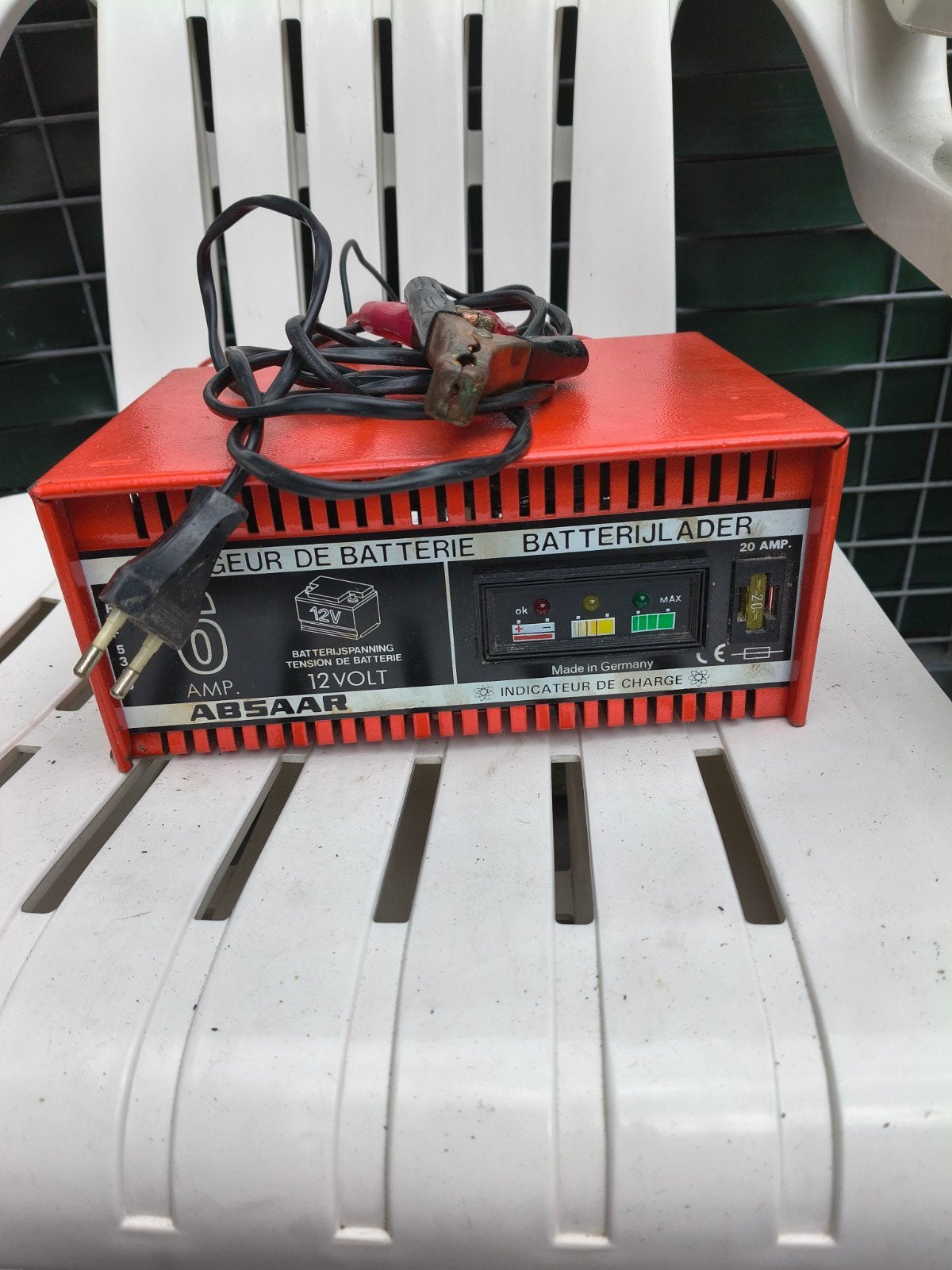 Batterijlader, Ophalen, Gebruikt