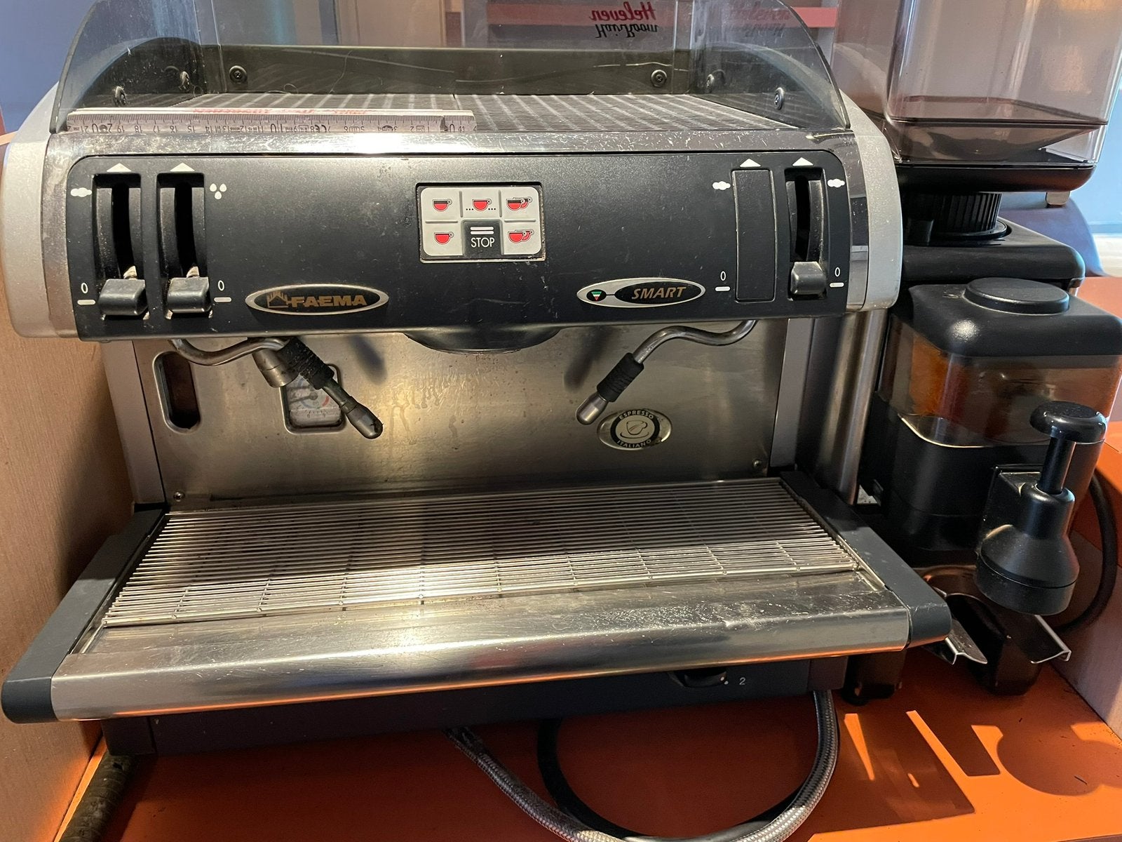 Koffiemachine en koffiemolen, Ophalen, Gebruikt, Koffie en Espresso
