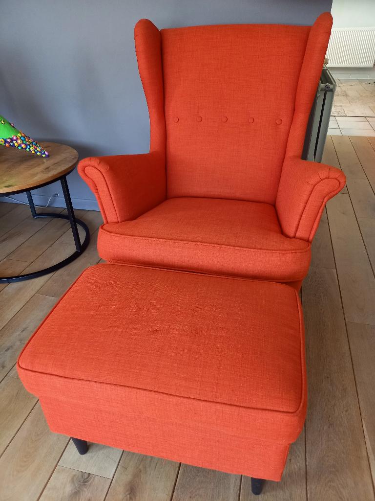 strandmon fauteuil met voetenbank, Maison & Meubles, Fauteuils, Enlèvement