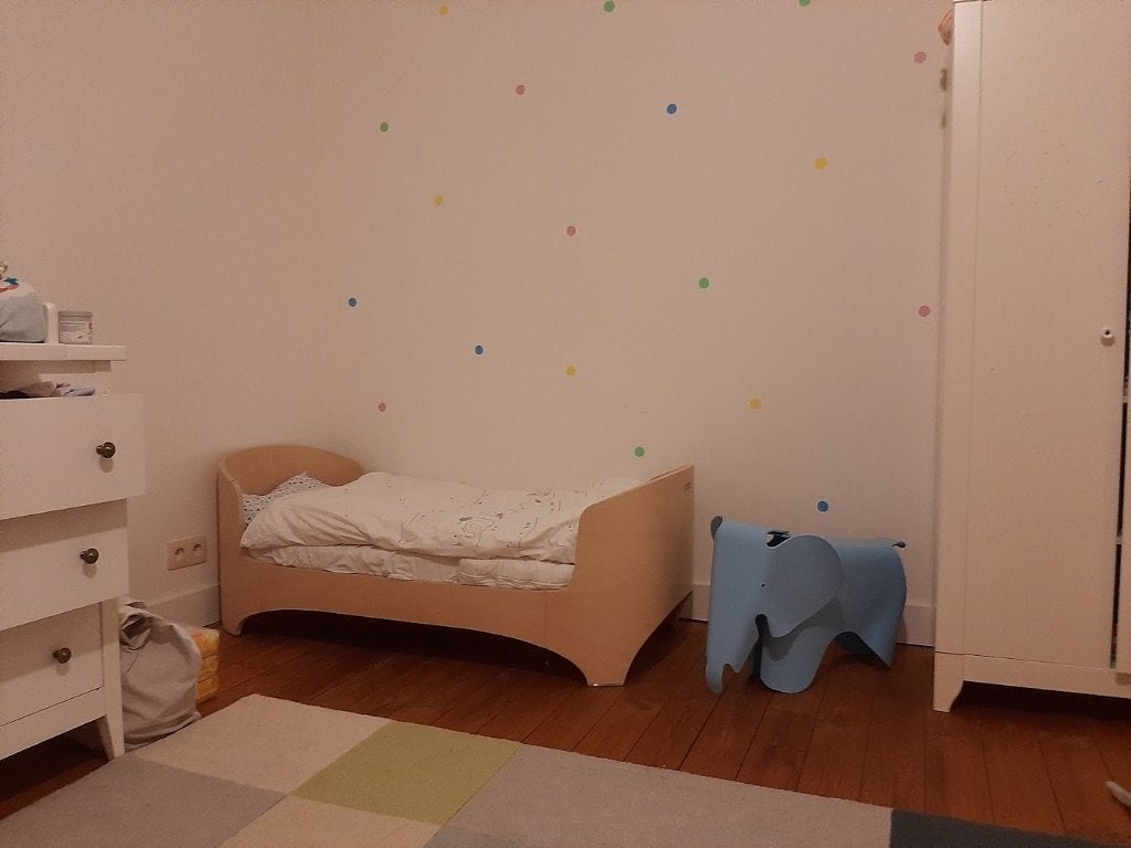 Lit bébé Leander évolutif 0-3 ans, Enfants & Bébés, Enlèvement, Utilisé, Lit