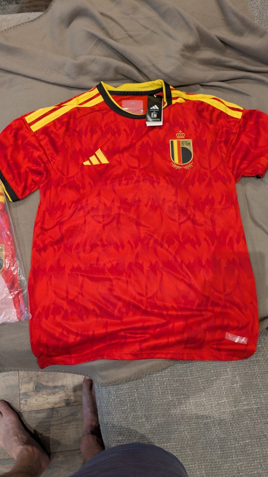 maillots Diable Rouges 2026, Sports & Fitness, Taille L, Enlèvement, Neuf, Maillot