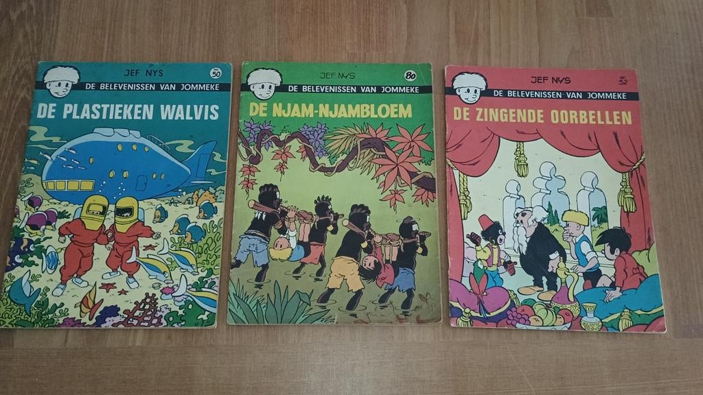 Jommeke 3 x 1ste druk en Popeye, Boeken, Stripverhalen, Ophalen of Verzenden