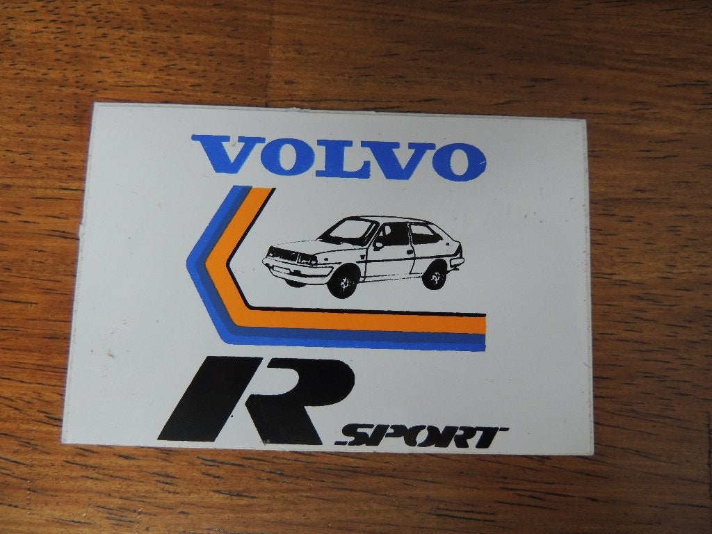 Volvo R sport sticker, Verzenden, Zo goed als nieuw, Auto of Motor