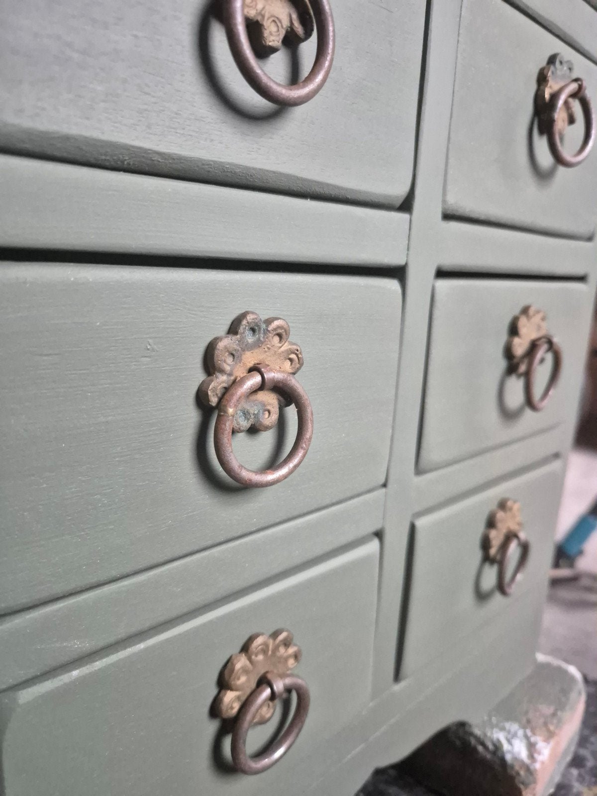 Prachtige apothekerskast, ladekast, nachtkastje massief teak, Huis en Inrichting, Ophalen