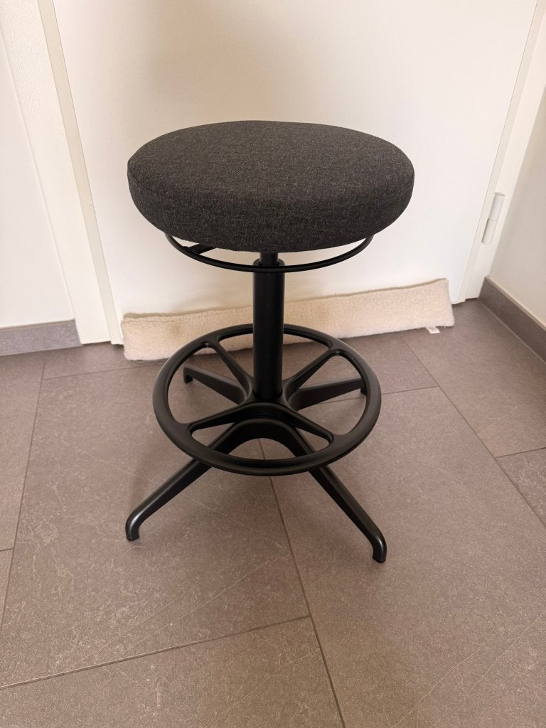 Bureaukruk, Maison & Meubles, Chaises de bureau, Neuf, Tabouret de bureau, Gris, Enlèvement