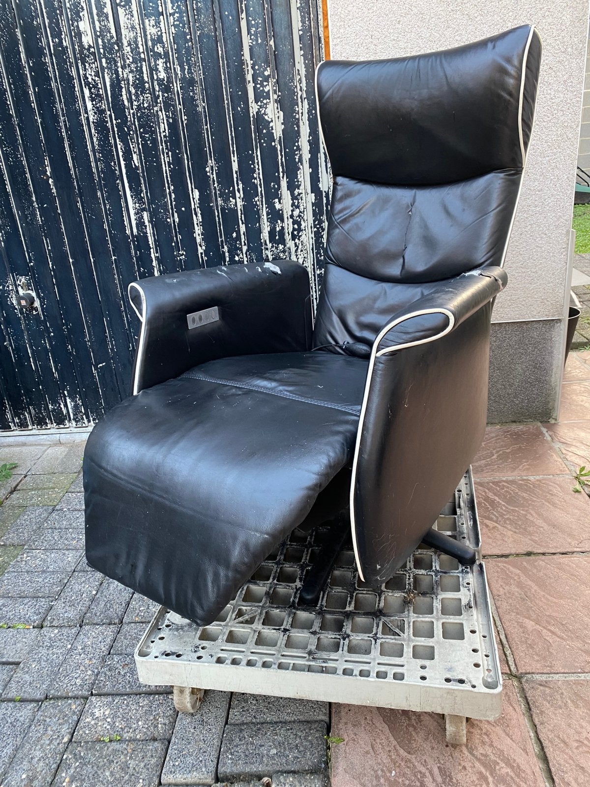 Chaise électrique pour la disposition ou les pièces, Maison & Meubles, Enlèvement ou Envoi, Comme neuf, Cuir