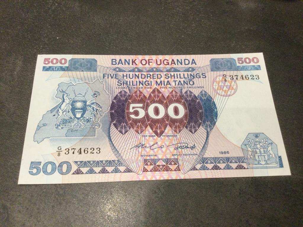 500 shillings ougandais 1986 UNC, Timbres & Monnaies, Billets de banque | Afrique, Enlèvement ou Envoi