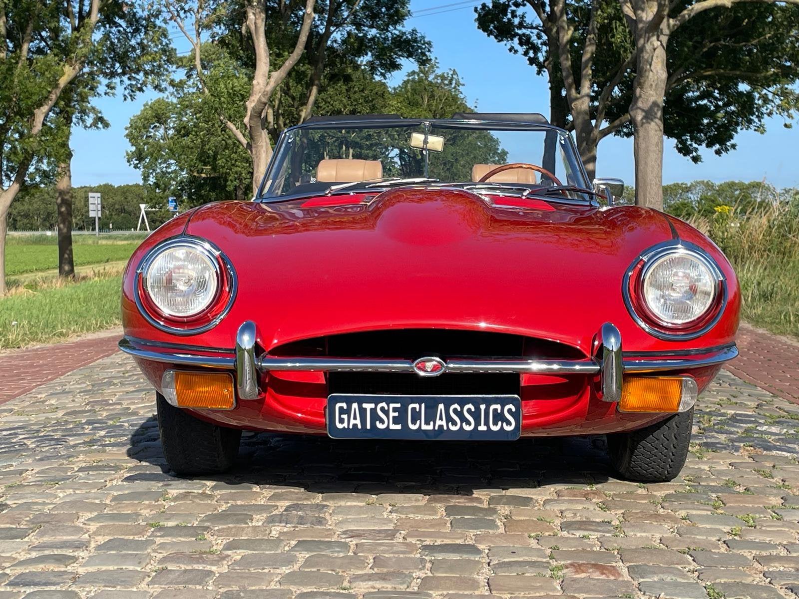 Jaguar etype 4.2 cabriolet 1969, Auto's, Achterwielaandrijving, 3440 cc, Beige, Cabriolet