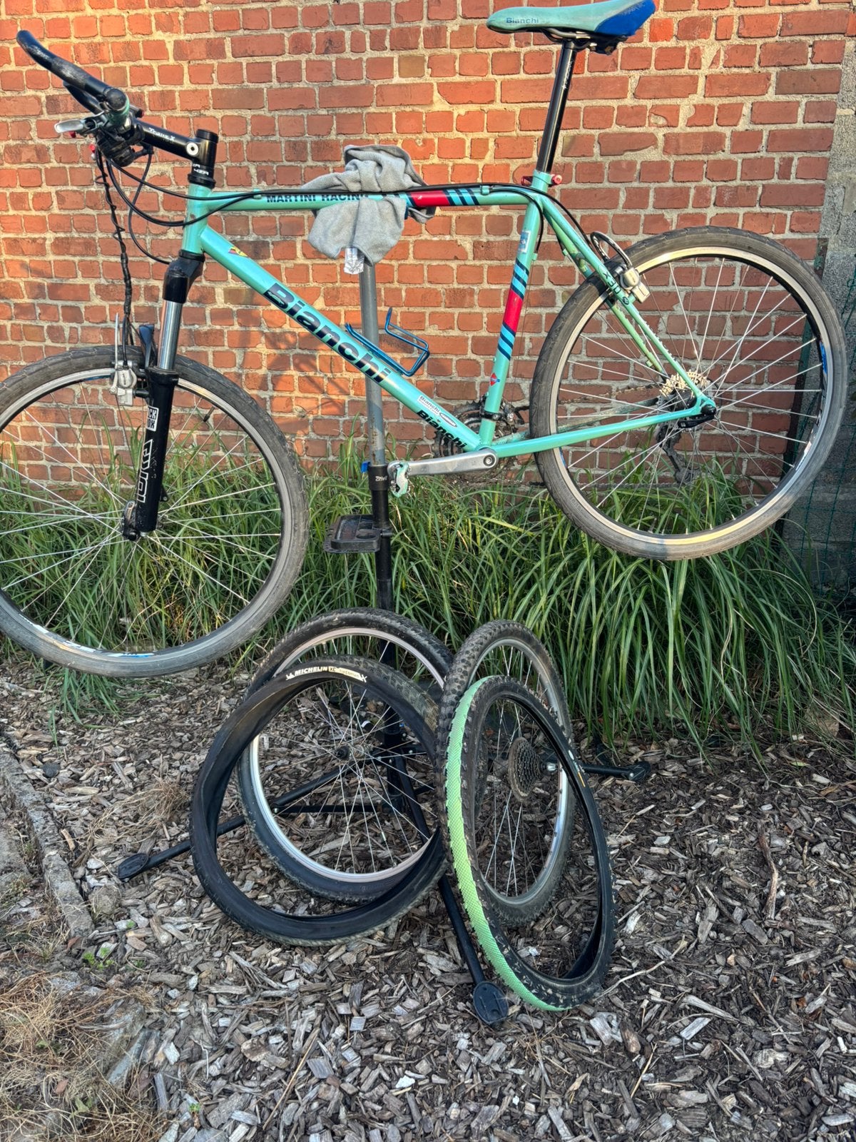 Vtt bianchi martini racing, Enlèvement, Utilisé