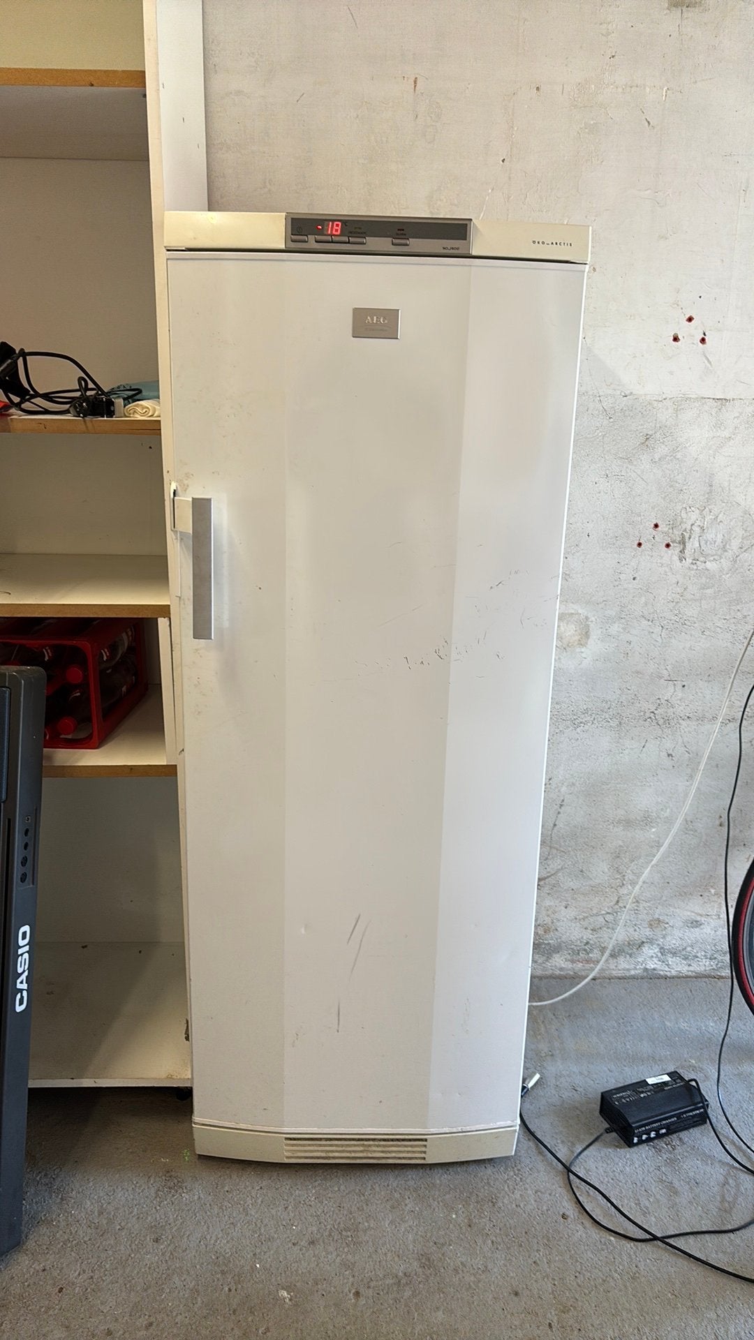 AEG diepriezer 1,6m hoog. Vrijstaand model, Elektronische apparatuur, Gebruikt, 140 tot 160 cm, Ophalen, Vrieskast