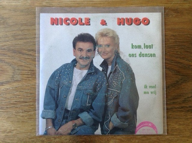 single nicole & hugo, Cd's en Dvd's, Vinyl Singles, Fotohoes, Ophalen of Verzenden, Nederlandstalig