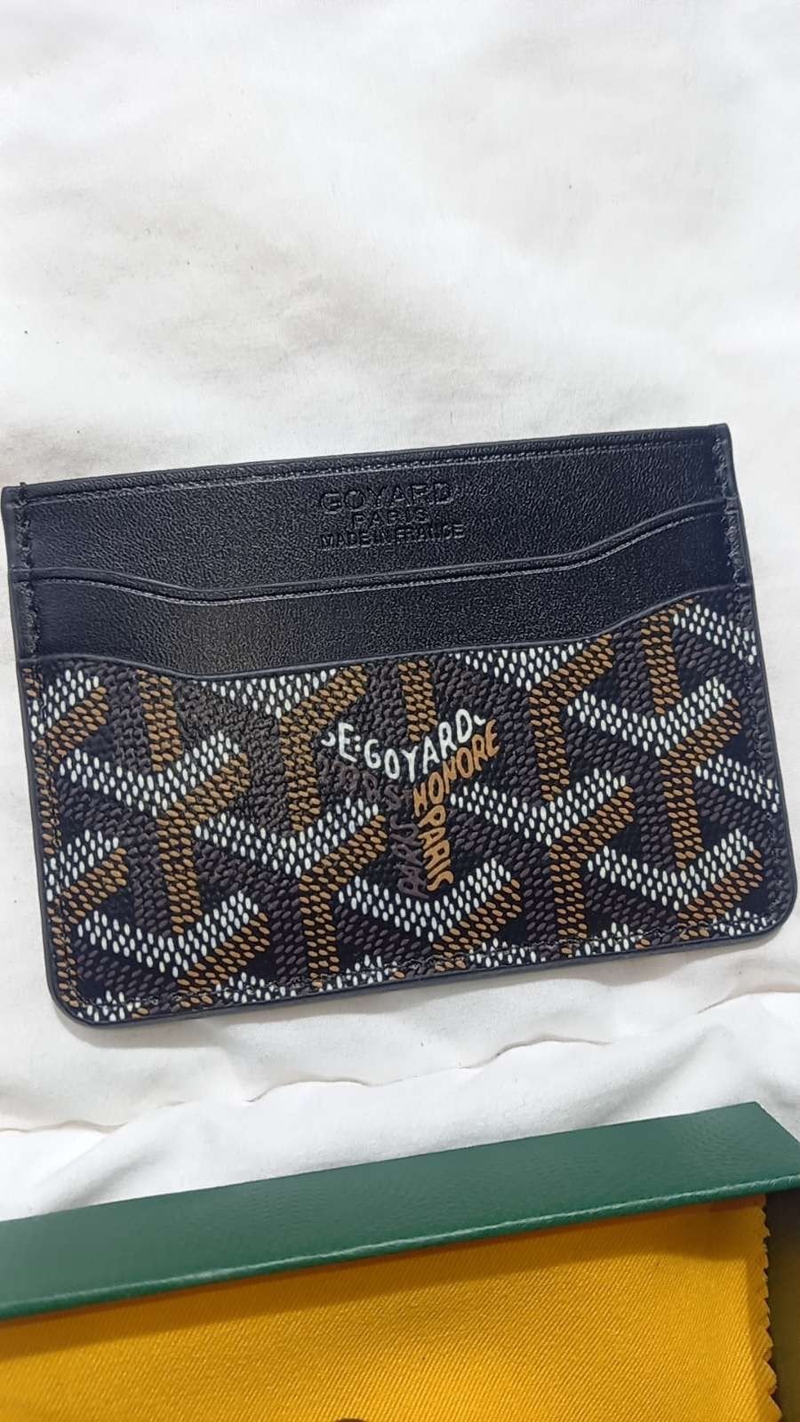 Zwarte Goyard Wallet ️, Overige merken, Verzenden, Zwart, Zo goed als nieuw