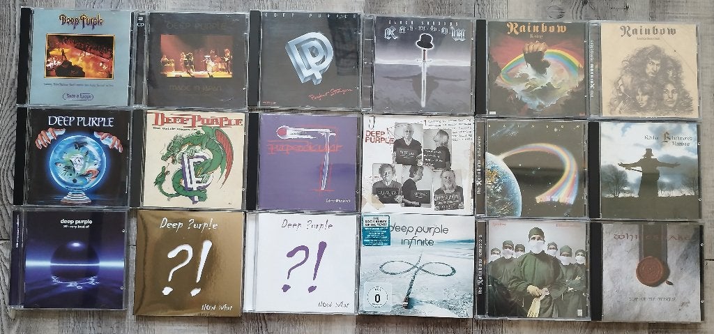 CD Deep Purple - Rainbow - DIO - Whitesnake, Coverdale, CD & DVD, Enlèvement ou Envoi, Hard rock, Comprend un livret