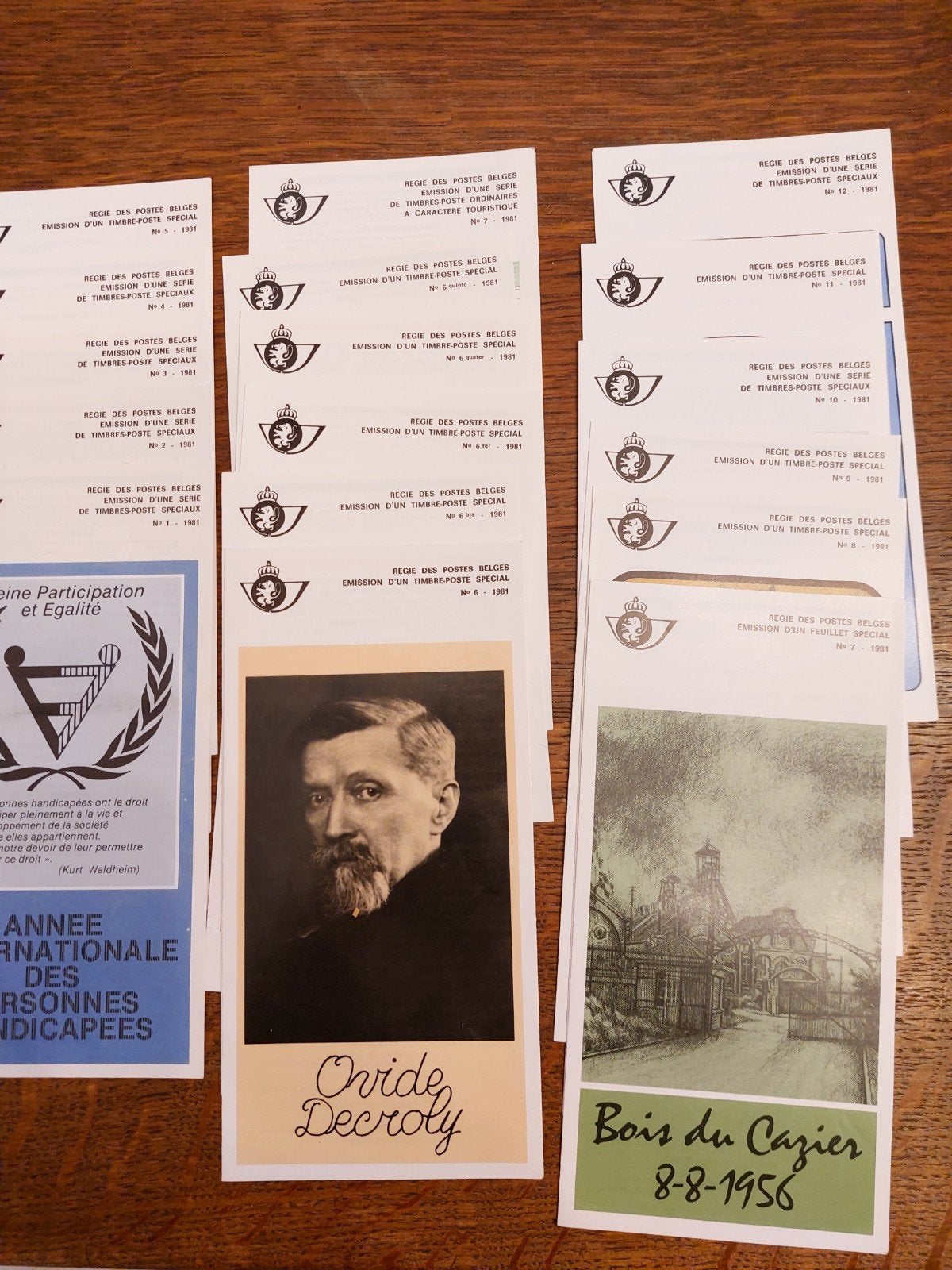 timbres belge année 1981, Enlèvement ou Envoi