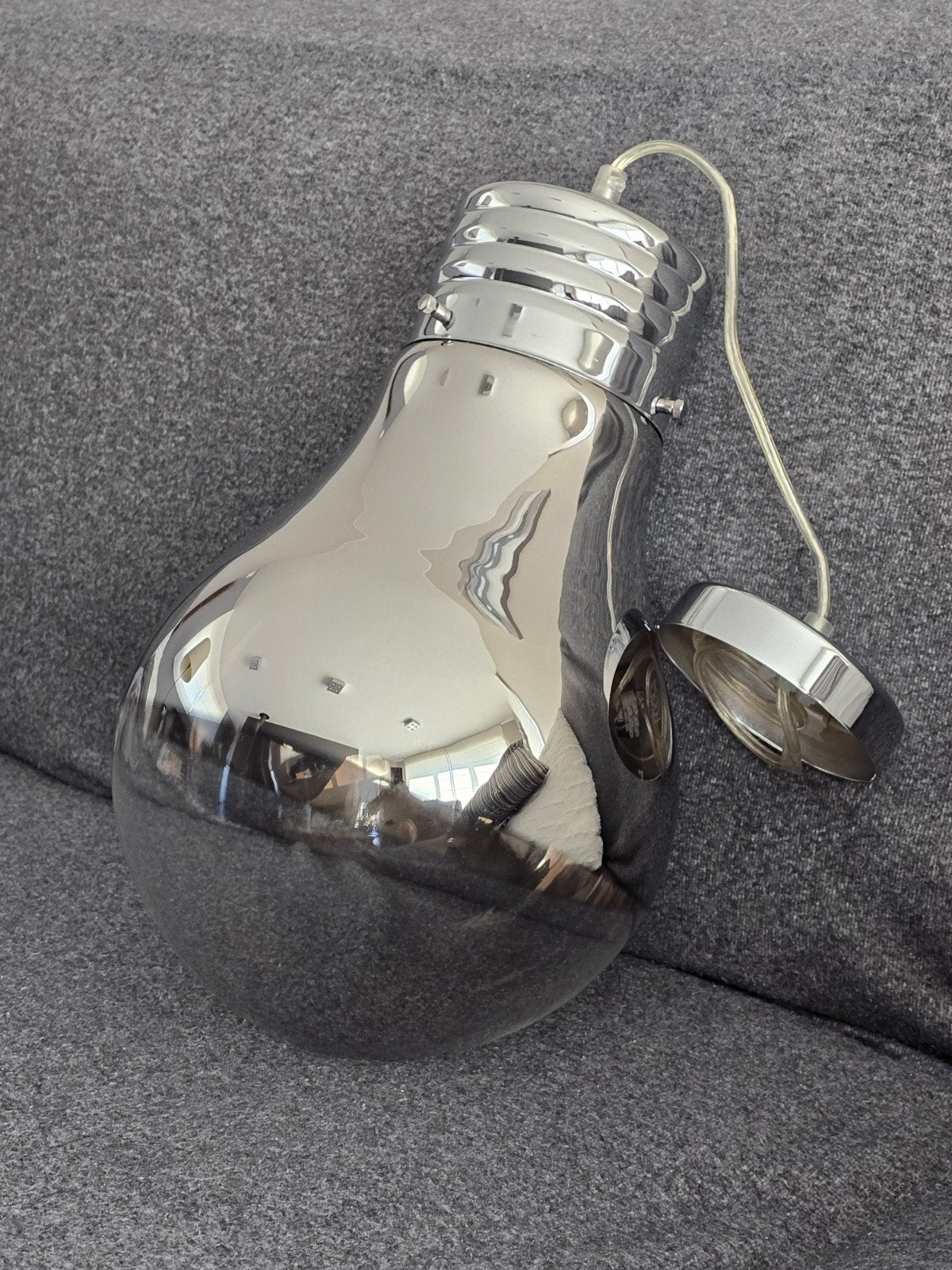 Suspension en forme d'ampoule, Maison & Meubles, Enlèvement, Utilisé, Verre