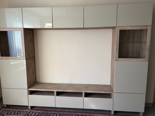 Volledige wandkast IKEA, Huis en Inrichting, Ophalen, Gebruikt, 200 cm of meer, Overige houtsoorten