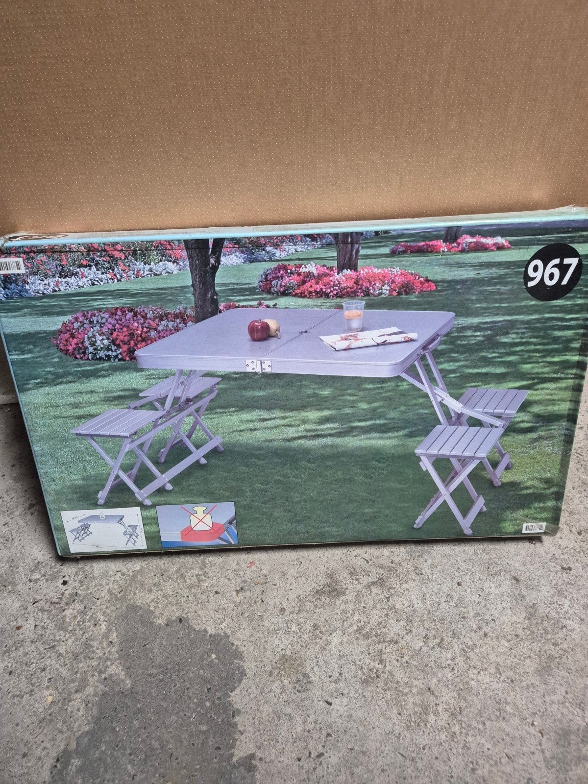nieuwe campingtafel, Ophalen, Campingtafel
