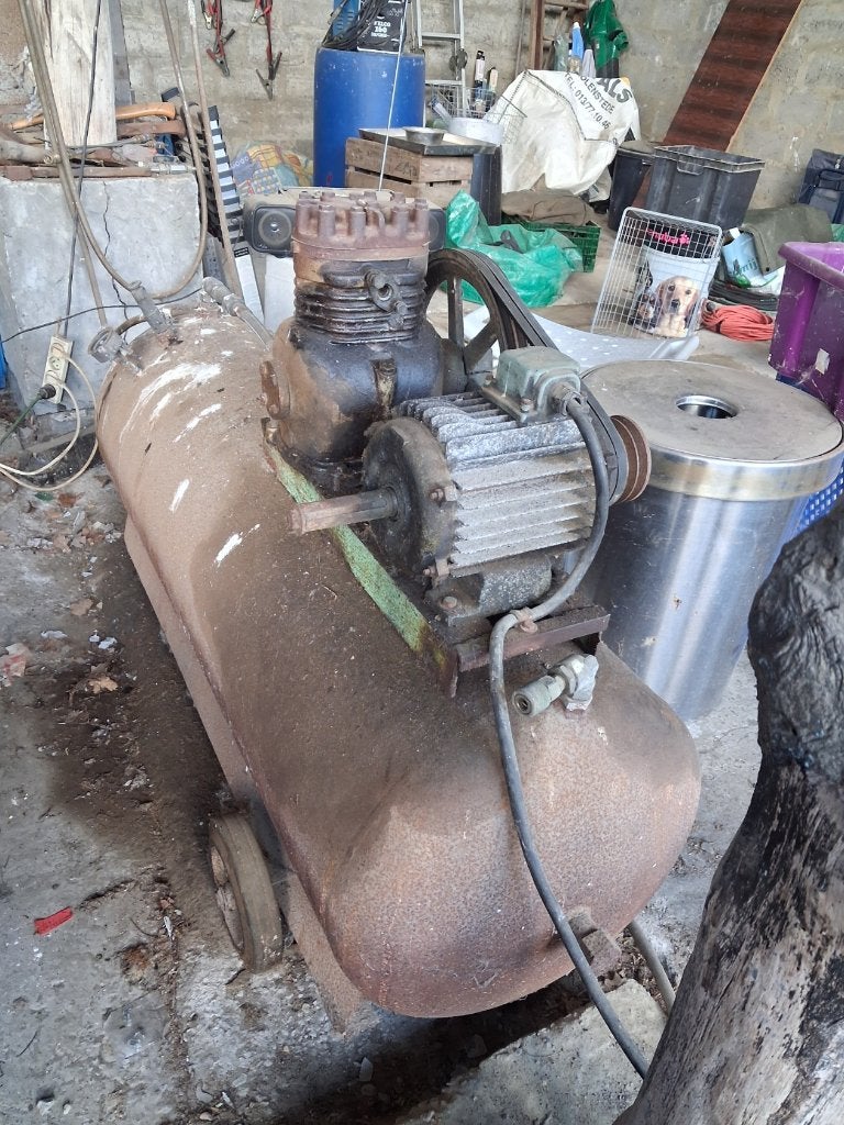compressor, Enlèvement, Utilisé, 10 bars ou plus, 100 litres ou plus