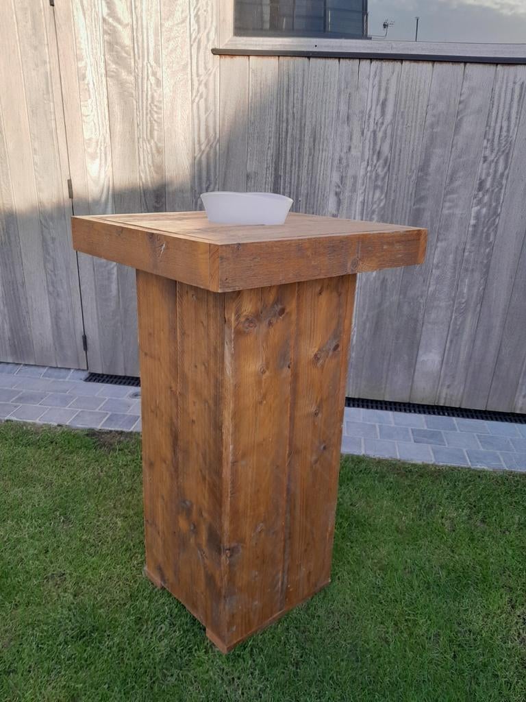 Table en Bois avec seau à glace LED, Enlèvement