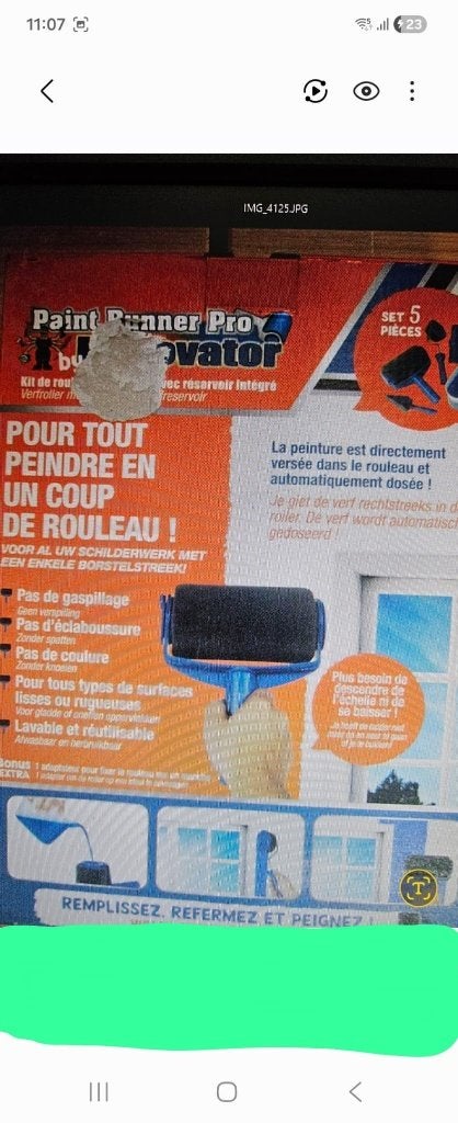 Kit de peinture neuve, Ophalen, Nieuw, Verfroller