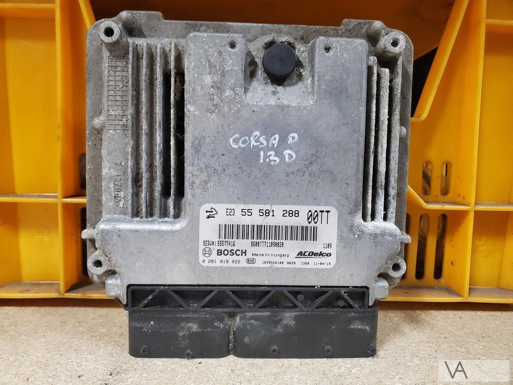 Opel Corsa D 2010-2014 ecu motorcomputer 1.3 diesel 55581288, Gebruikt, -, -, Opel