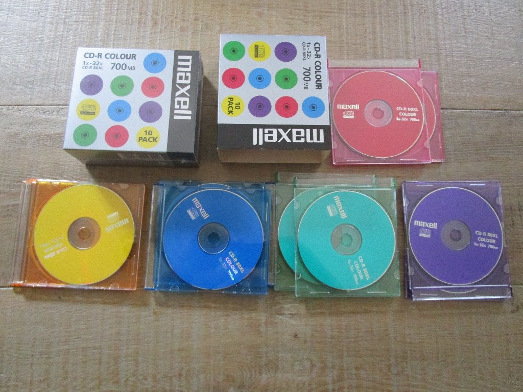 20 nieuwe recordable CD's Maxell, Informatique & Logiciels, Disques enregistrables, Enlèvement ou Envoi, Neuf, Cd, Maxell