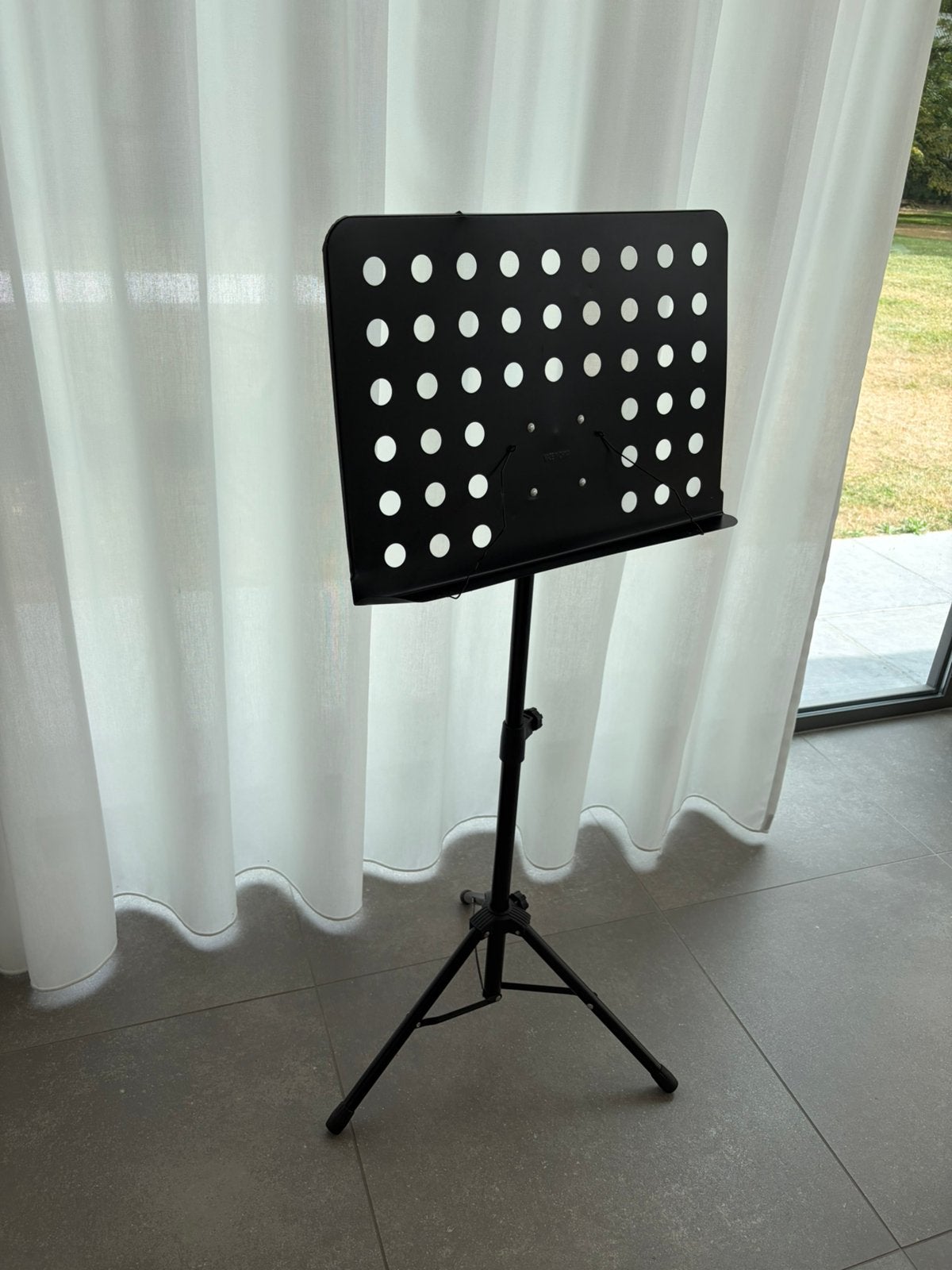 Muziekstandaard, Muziek en Instrumenten, Ophalen, Zo goed als nieuw, Muziekstandaard