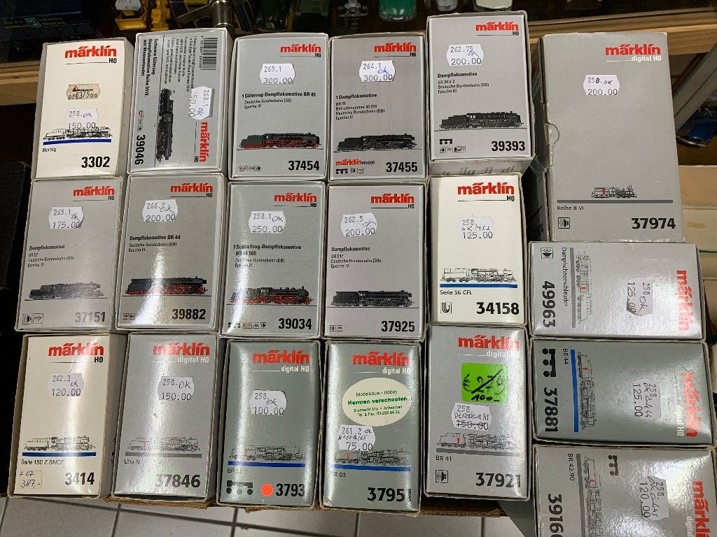 Märklin HO : Locomotives vapeur DB CFL DSB, Hobby & Loisirs créatifs, Enlèvement, Märklin