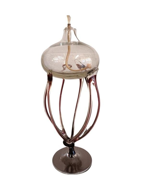 glazen olielamp Jozefina Krosno., Ophalen
