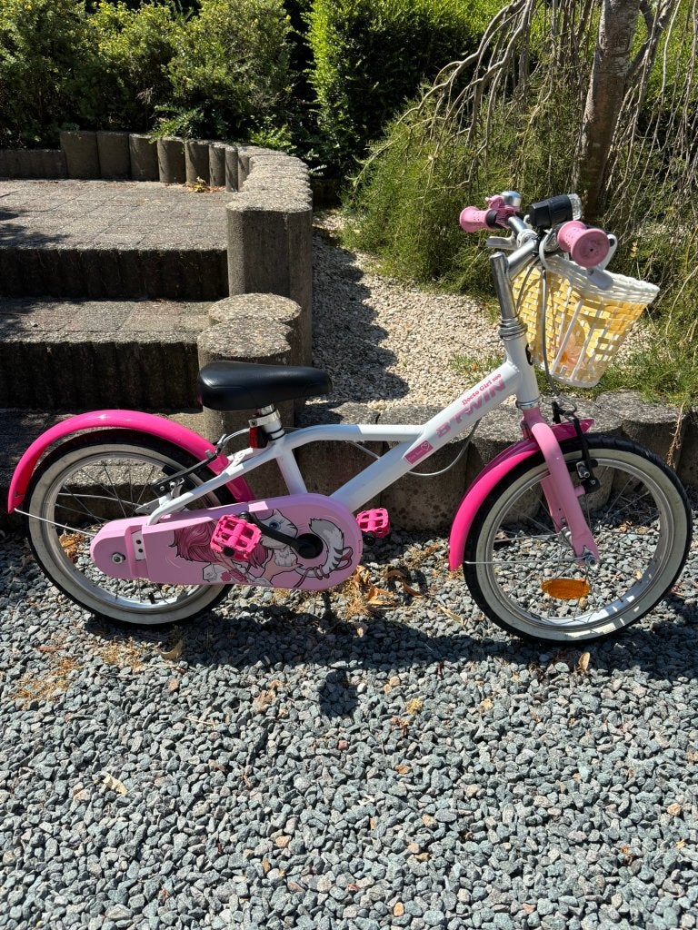 Vélo pour enfant B'TWIN 20 pouces Docto Girl 500 rose, Enlèvement, Utilisé, Frein sur jante, 20 pouces