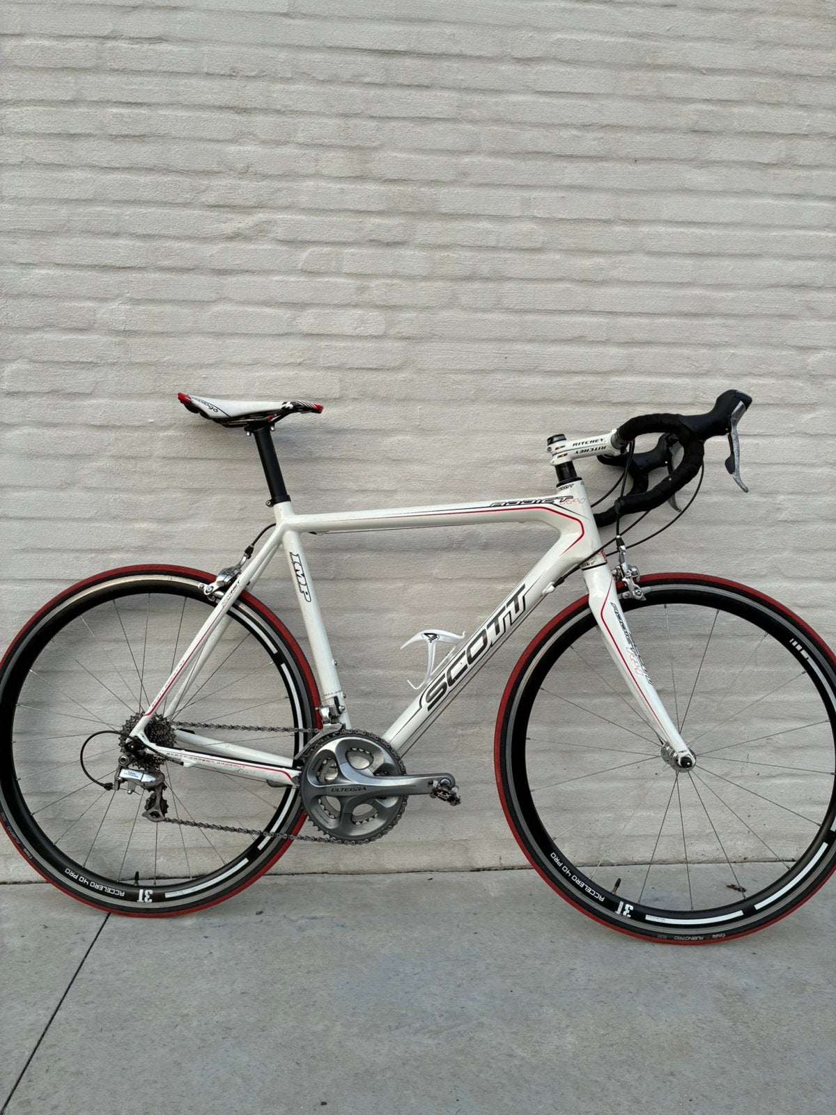 Scott addict carbon - top onderhouden koersfiets (rijklaar!), Ophalen, Carbon
