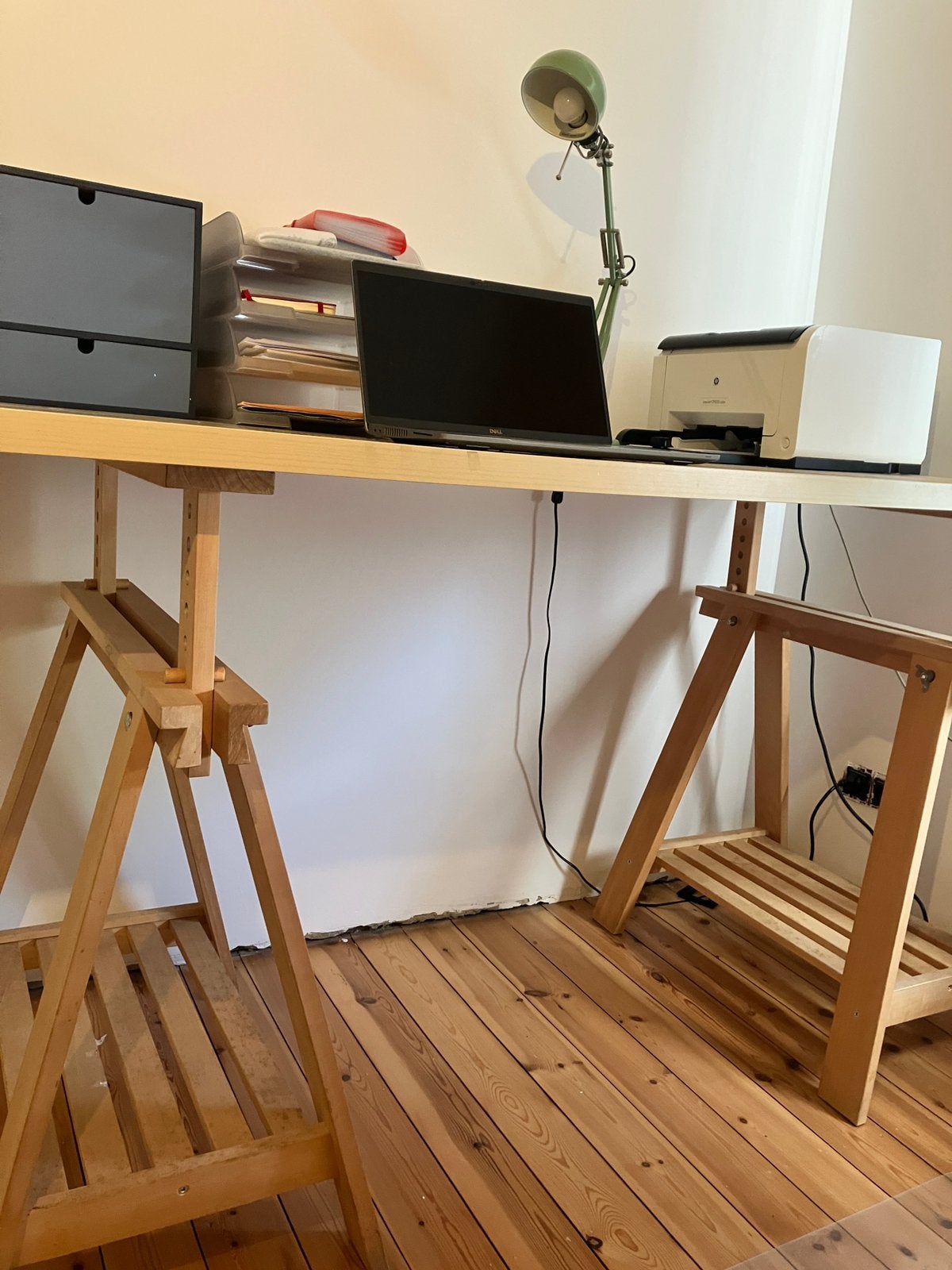 Ikea bureau schragen vintage Mittback, Ophalen, Gebruikt, Scandinavisch, Hout