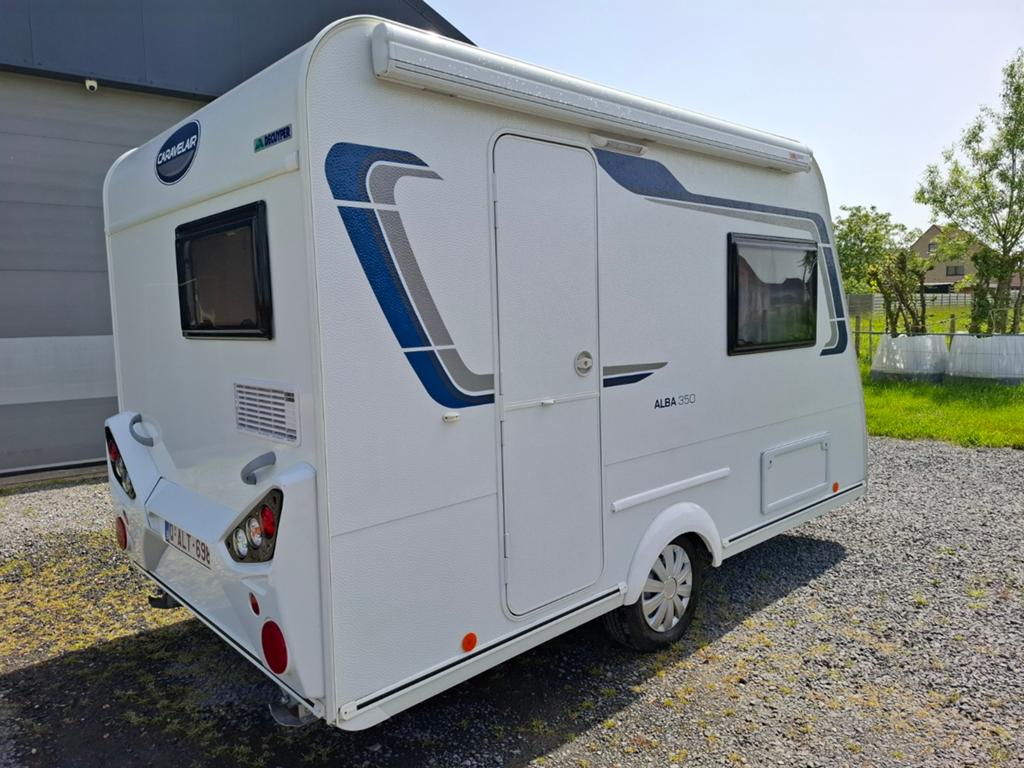 Caravan Caravelair Alba 350, Caravanes & Camping, Caravanes, Particulier, jusqu'à 2, 750 - 1000 kg, Caravelair, jusqu'à 4 m, Antivol de remorque
