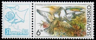 Slovensko yvertnrs. 373 postfris, Postzegels en Munten, Ophalen of Verzenden, Postfris, Overige thema's