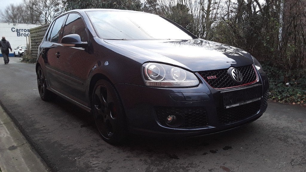 VW Golf GTI 2005, 2.0l Automaat, leder, Xenon, Autos, Cuir, Achat, 4 portes, Noir