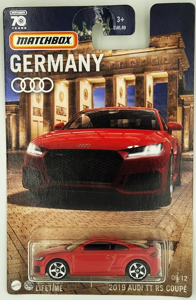 Matchbox - 2019 Audi TT RS Coupé - HPC64 - 1:64, Neuf, 333 Continental Boulevard, El Segundo, CA 90245, United States, Voiture