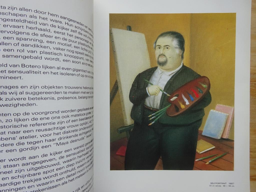 Botero, galerie Veranneman 1988 Casino Knokke, Ophalen of Verzenden, Zo goed als nieuw, Schilder- en Tekenkunst