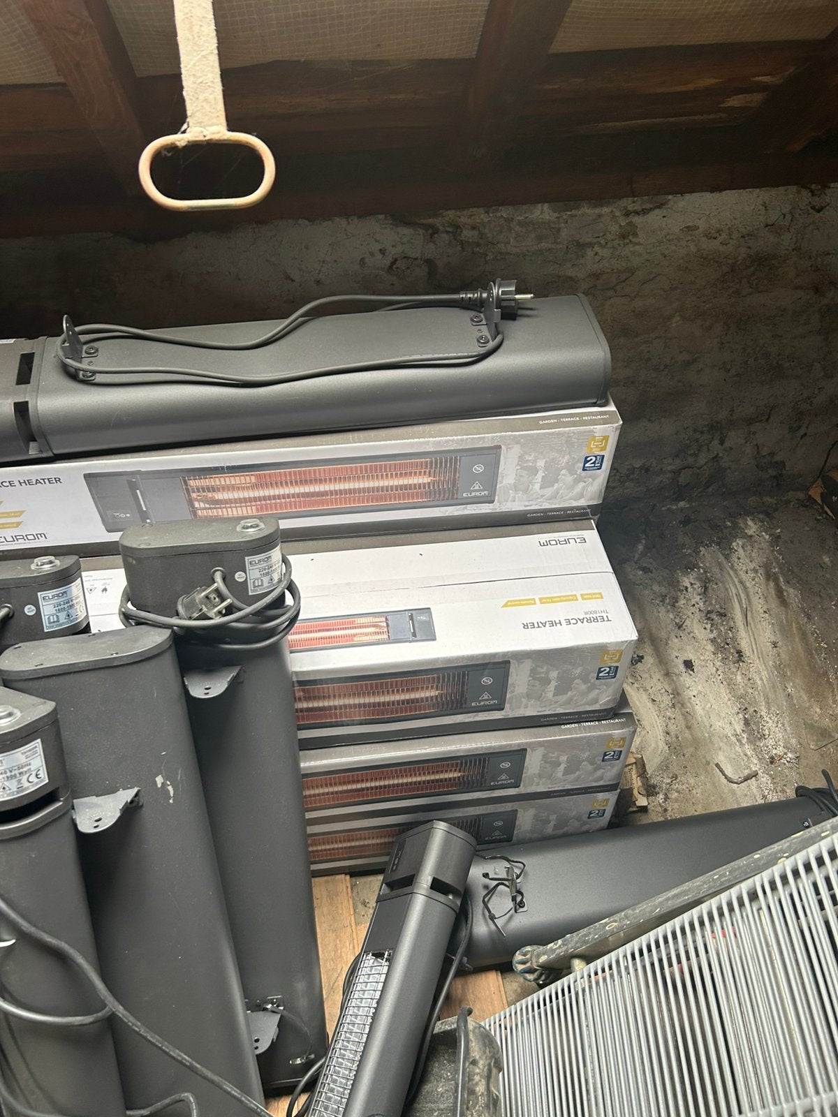 20 heaters EUROM 1500W, Ophalen, Zo goed als nieuw