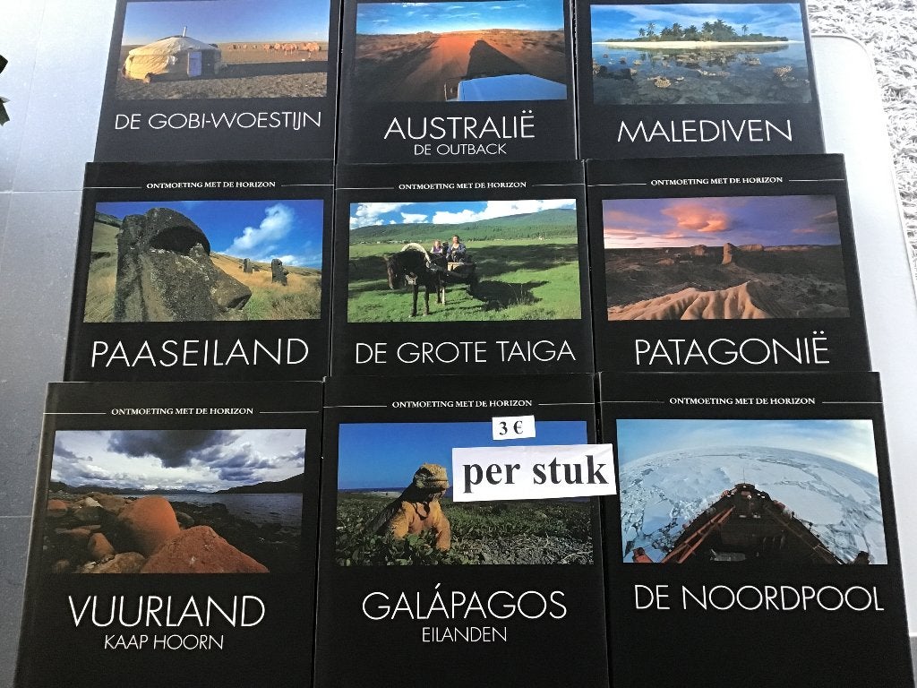 9 livres : « Rencontre avec l'horizon », Enlèvement ou Envoi, Comme neuf