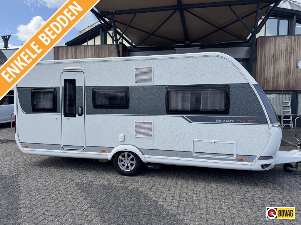 Hobby De Luxe Edition 495 UL 2017 MOVER + TENT!, Caravans en Kamperen, Rondzit, Hobby, Lengtebed, Schokbreker