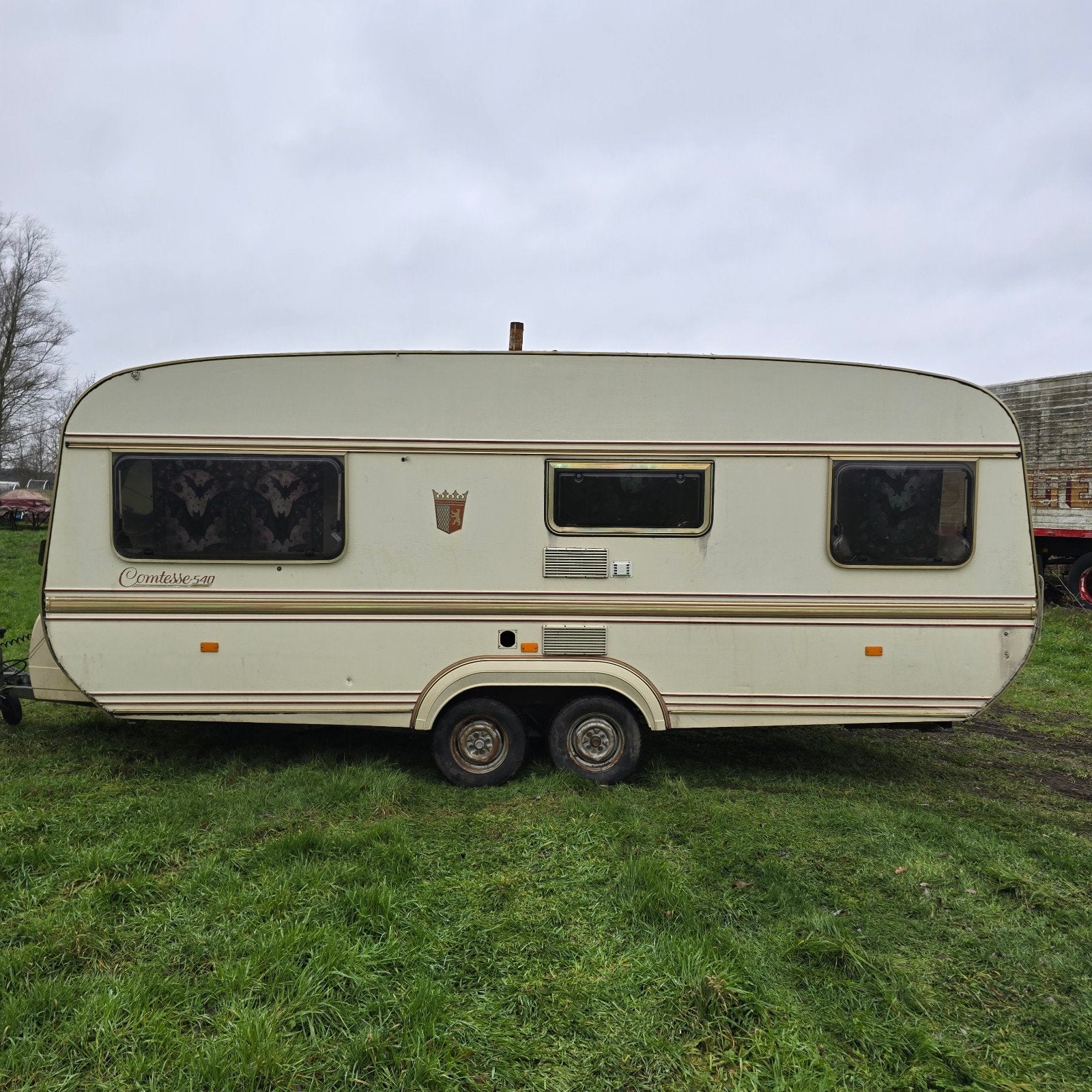Caravan Tabbert dubbele as werfkeet camping bouw paarden bos, Enlèvement