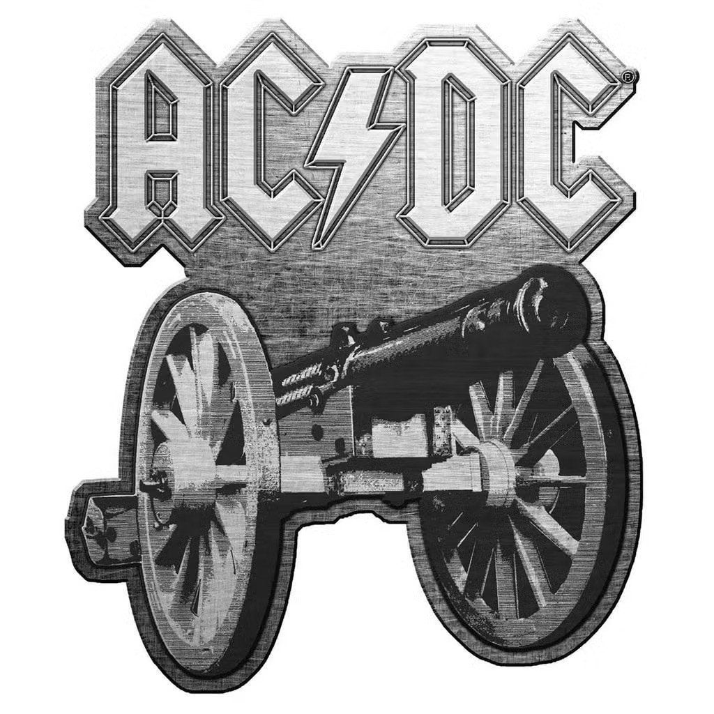 AC/DC - For Those About to Rock ijzeren pin off. merchandise, Verzamelen, Ophalen of Verzenden, Nieuw
