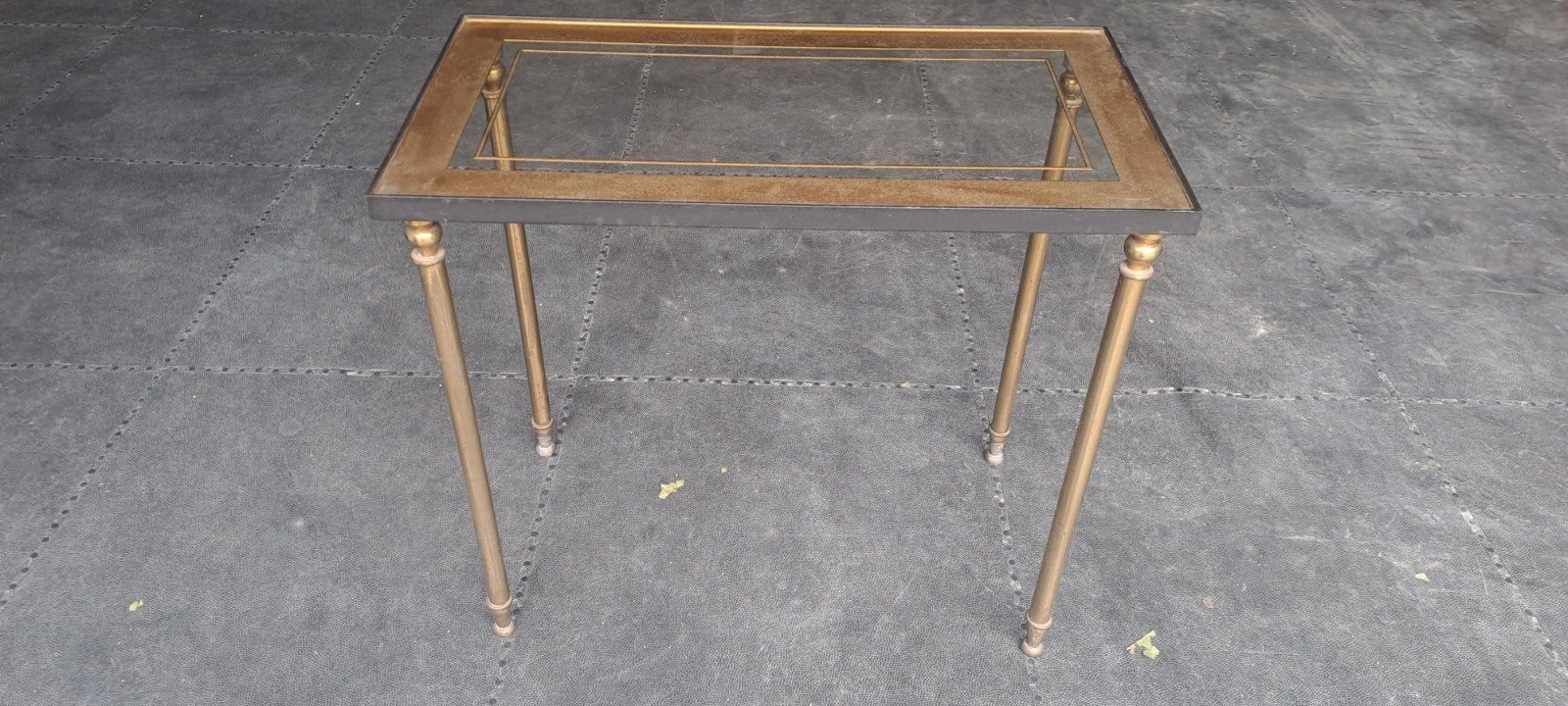 goudkleurig vintage tafeltje, Enlèvement