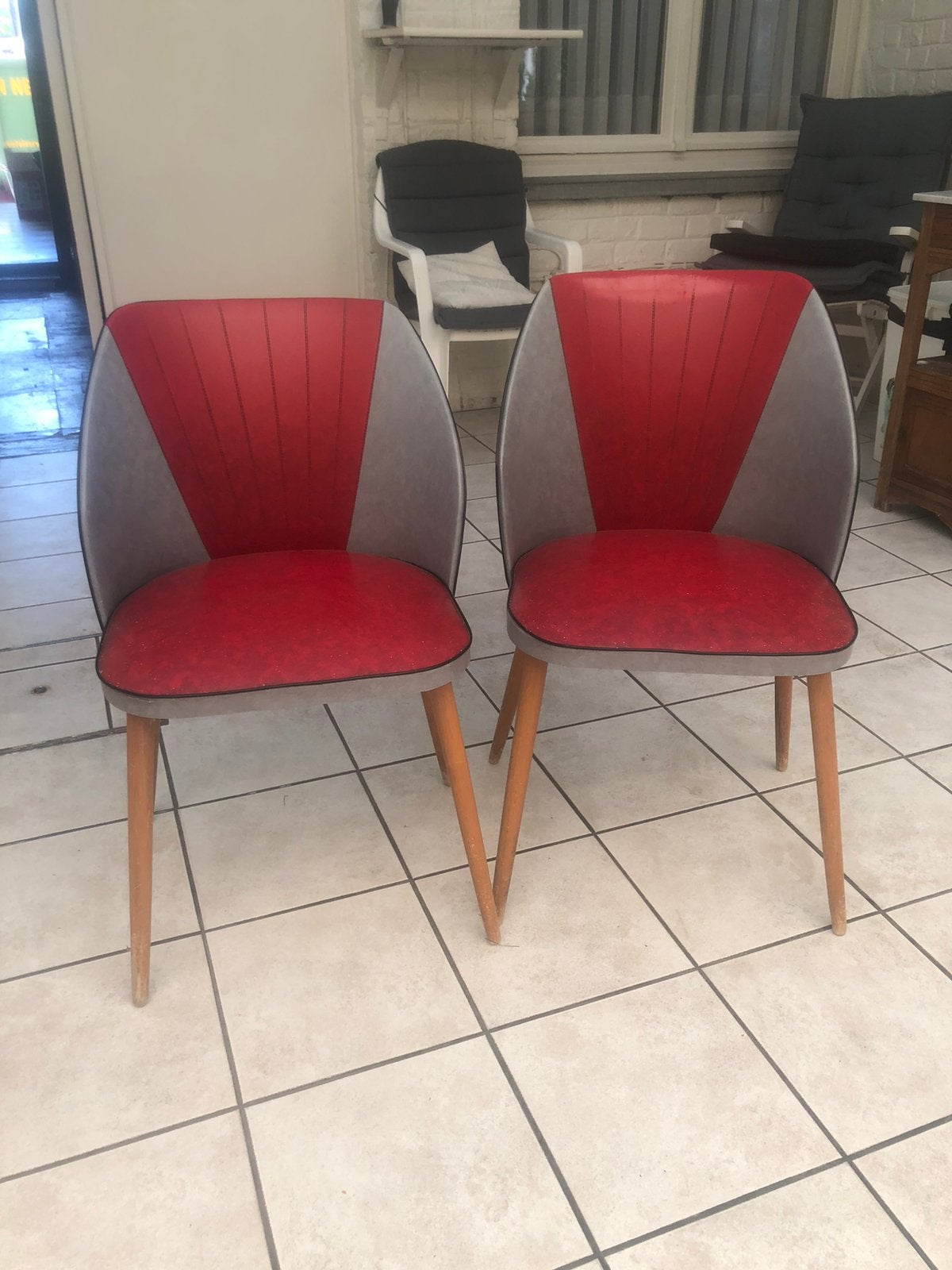 Vintage stoeltjes, Ophalen, Gebruikt, Vintage