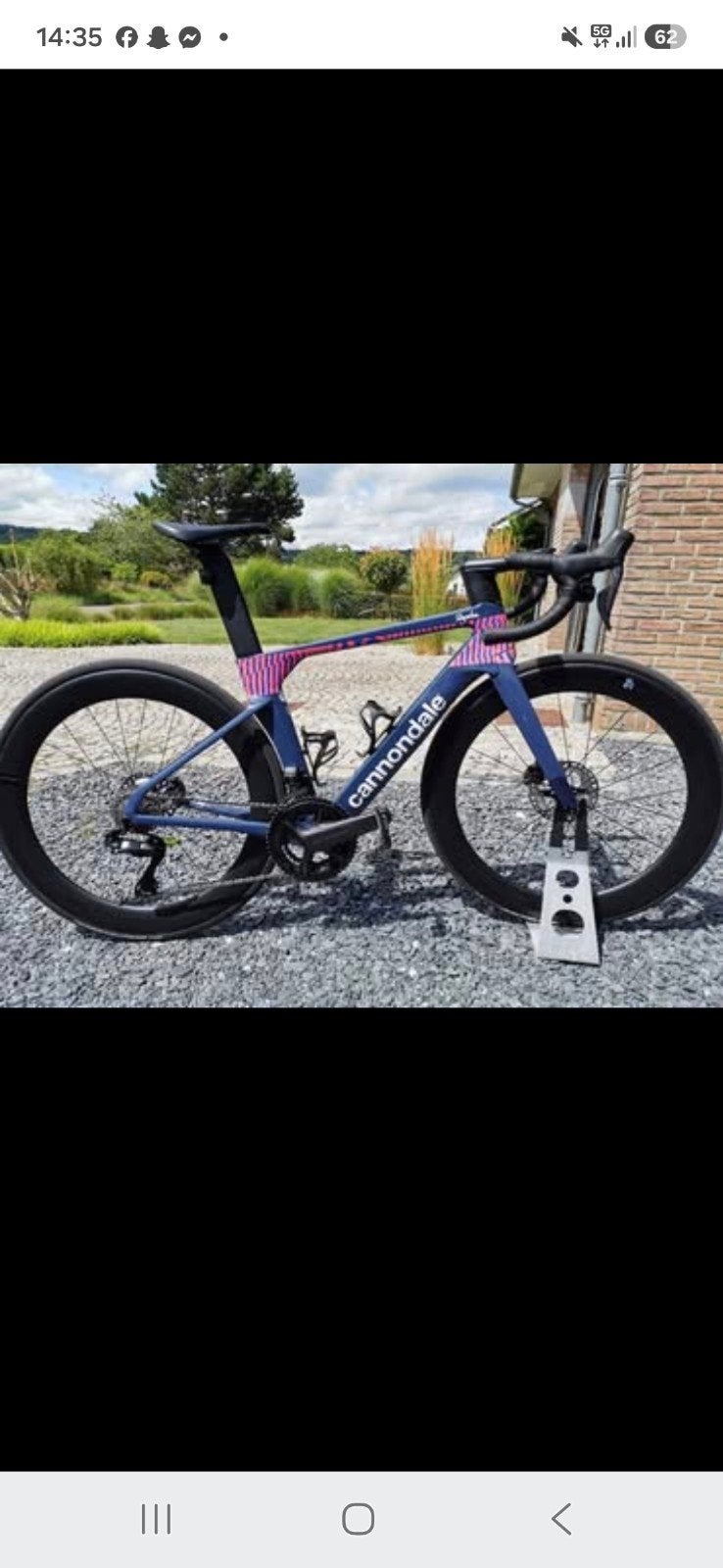 cannondale systemsix rapha, Enlèvement