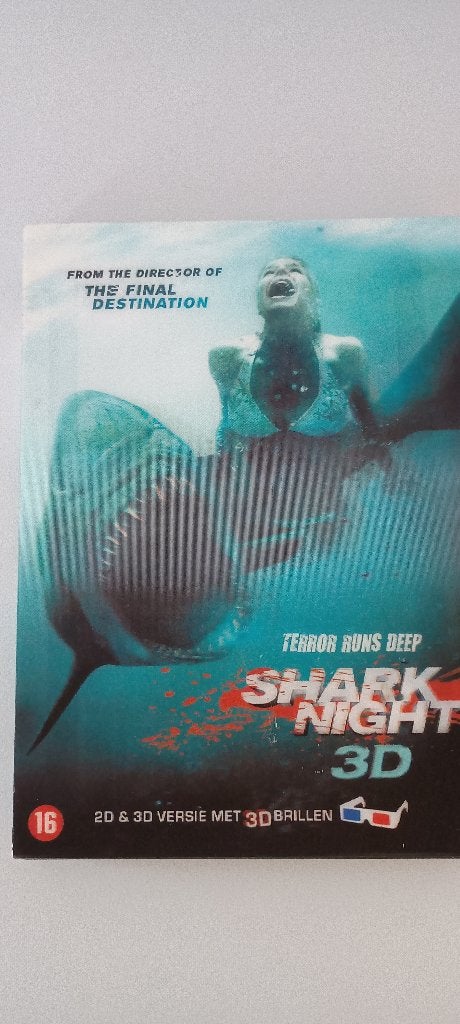 Dvd Shark Night 3D 2011, Cd's en Dvd's, Vanaf 16 jaar, Nederlands, Actiethriller, Ophalen of Verzenden