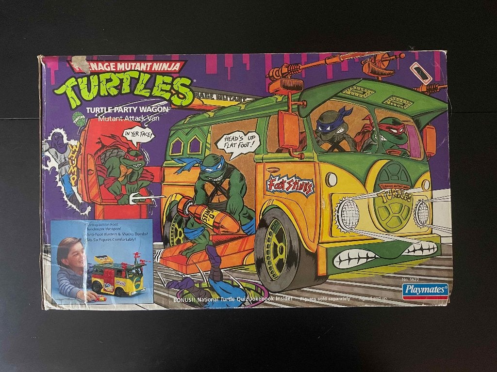 Tortues Ninjas - TMNT - Turtle Party Wagon (Playmates 1989), Enlèvement ou Envoi, Comme neuf