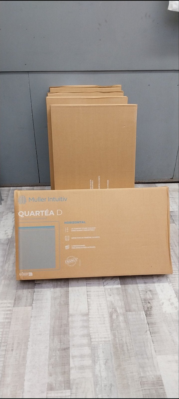 radiateurs panneaux électriques Intuis Quartéa D 1500W  neuf, Bricolage & Construction, Moins de 60 cm, Enlèvement ou Envoi, Radiateur