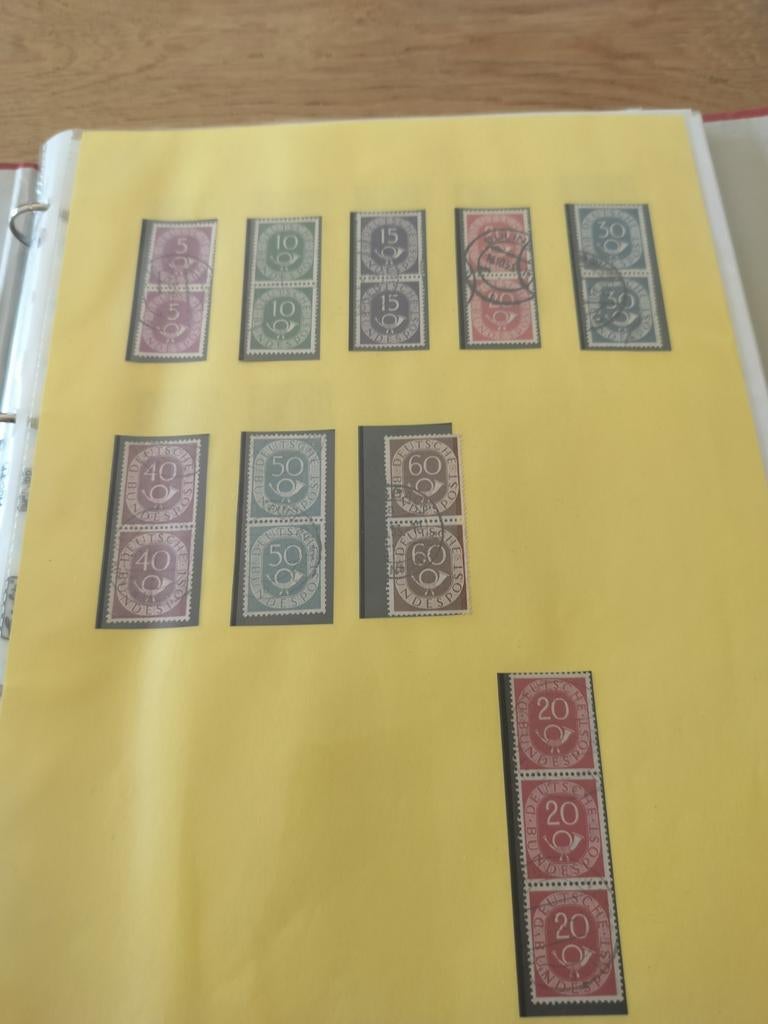 Collection unique de timbres en rouleau du Deutsche Bund est, Enlèvement ou Envoi