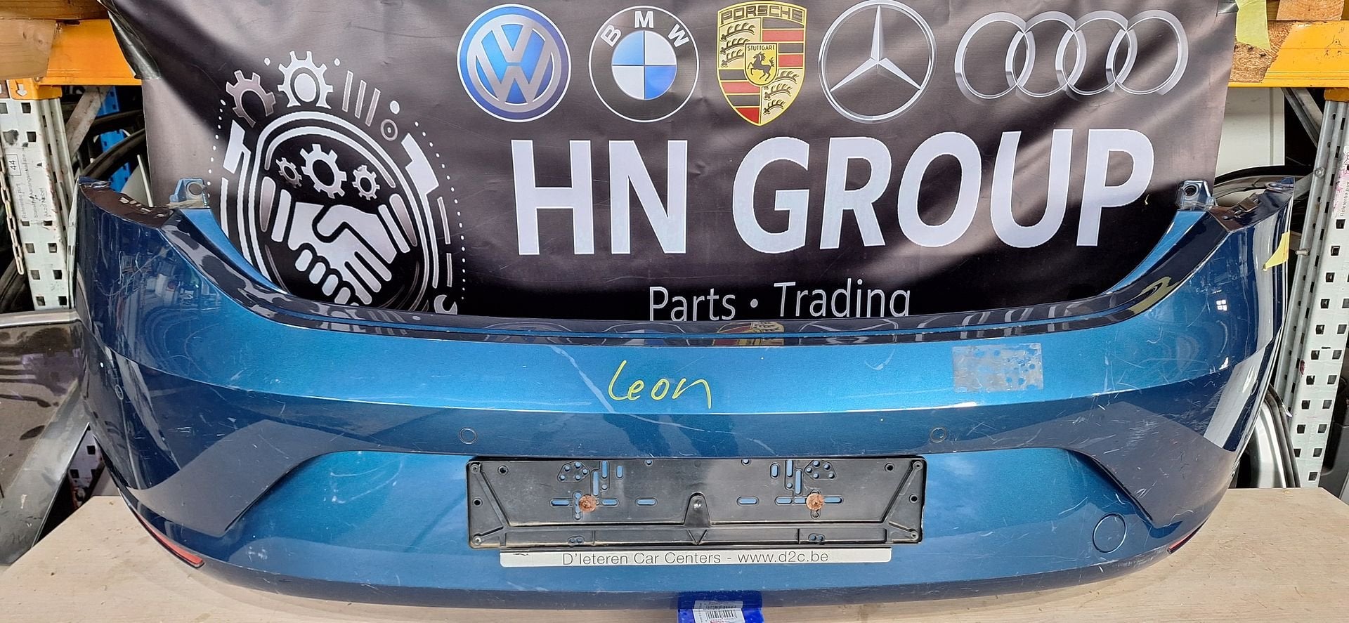 Seat Leon 2015 achterbumper, Gebruikt, -, -, Ophalen of Verzenden